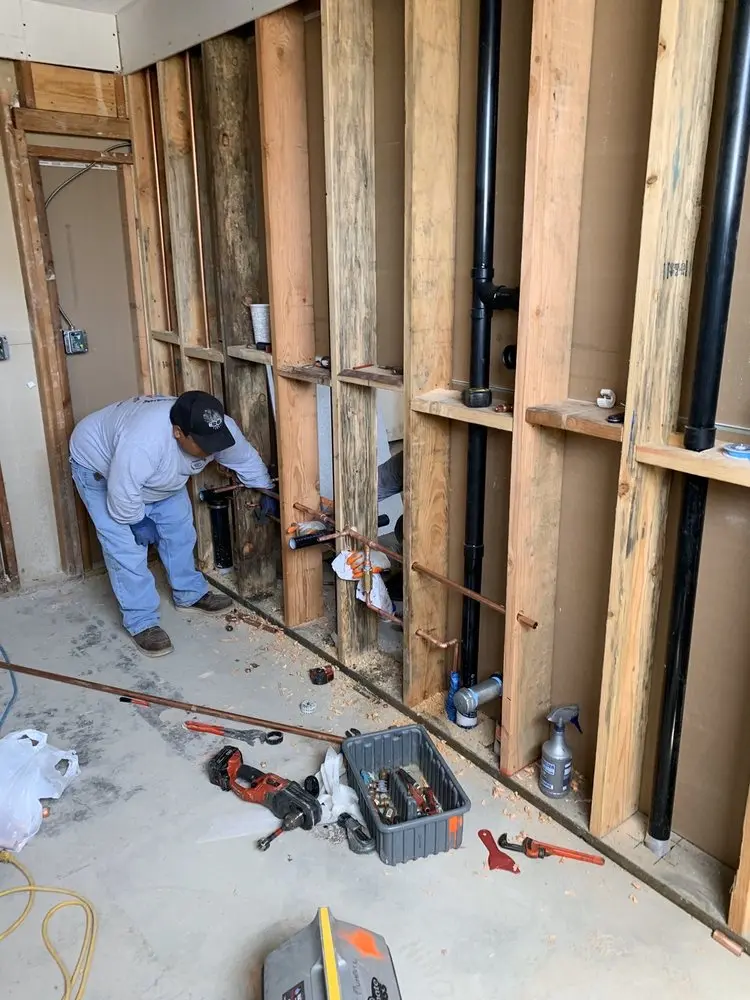 Commercial rough-in plumbing for Commercial Plumbing in Sabre Springs